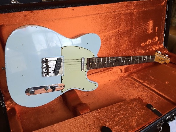 Faded sonic shop blue telecaster