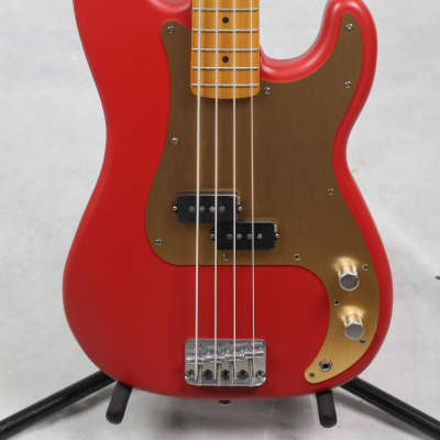Fender Squier 40th Anniversary Precision Bass Vintage Edition Satin Dakota Red image 2