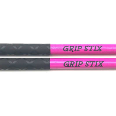 GRIP STIX 15 Long BLUE with Black Non-Slip Grip Drumsticks - Ideal for All  Drumming; Cardio, Fitness, Aerobic & Workout Exercises