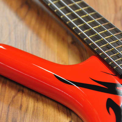Warwick Corvette $$ Special Edition Tribal Red & Black image 9