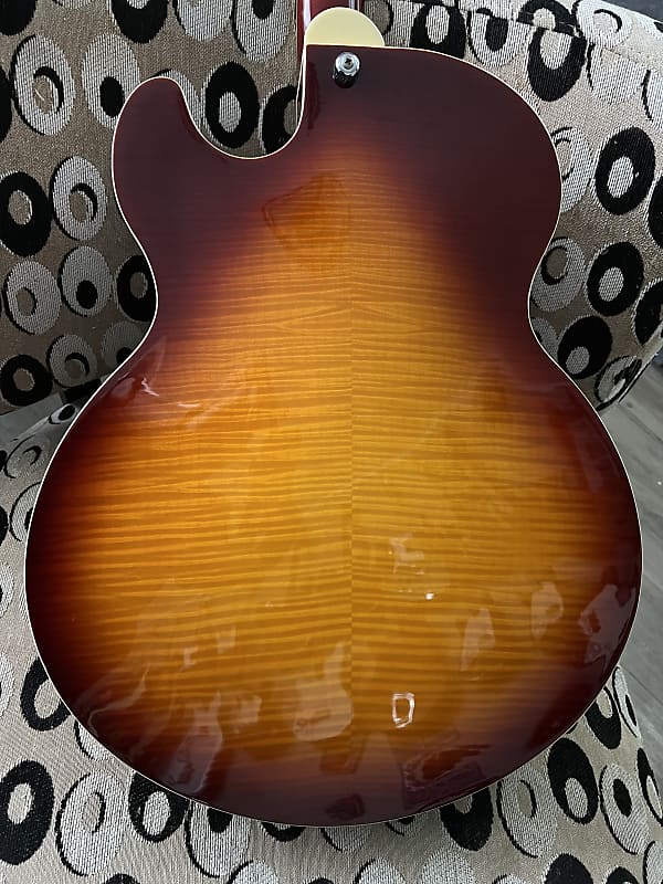 Hagstrom HJ600 セミアコースティックギター Hagstrom HJ600 Sunburst Semi-Acoustic Guitar | eBay