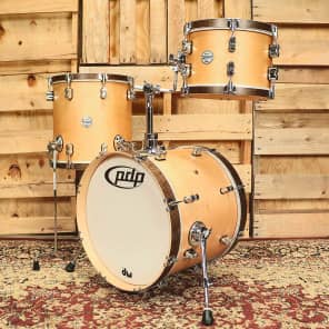 PDP PDCC1903NT Concept Classic Bop 8/14/18" 3pc Shell Pack with Wood Hoops