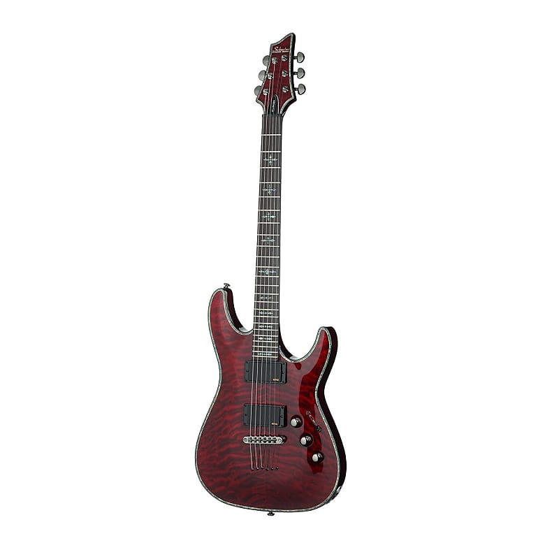 Schecter Hellraiser C-1 6-String Electric Guitar (Right Hand, Black Cherry) image 1