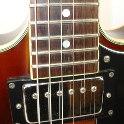 Jay Turser 335-Style Semi-Hollow Electric Guitar, Sunburst image 7