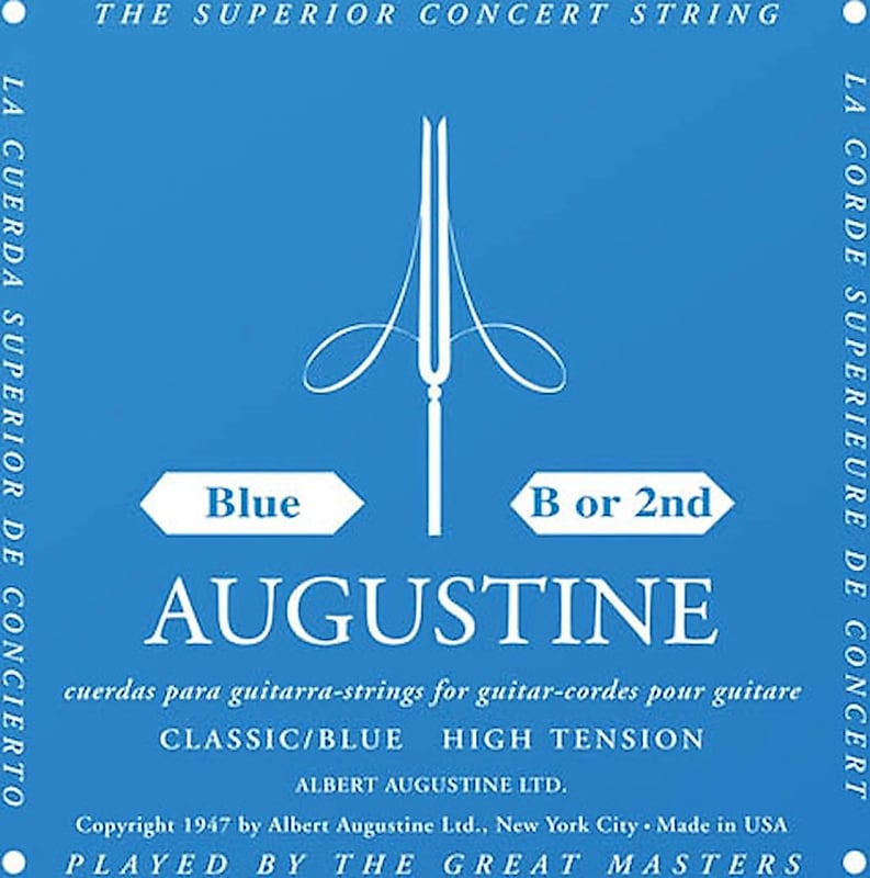 Augustine - Regal Blue High Tension, Classical Guitar Strings