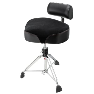 Gibraltar 9808OS-AB Oversized Motorcycle Drum Throne with Adjustable Backrest