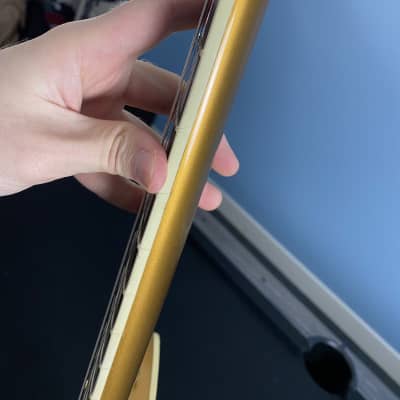 Video! Unreleased 1993 Gibson R+D Chet Atkins Country Gentleman 100th Anniversary 1994 - All Gold w/ Diamond Headstock + Block Inlays image 20