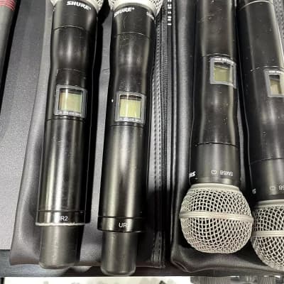 Shure UR4D+ Dual Wireless Receiver W/(2)URUR2 Handheld Transmitters #2416 (One)THS image 15