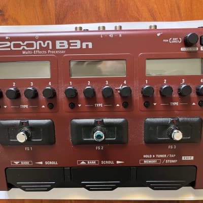 Zoom B3N Multi-Effects Bass Processor | Reverb