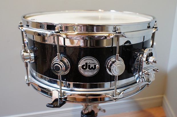 DW Edge Snare 14'' x 6'' in Black Mira