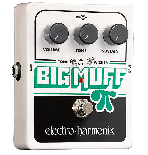 New Electro-Harmonix EHX Big Muff Pi w/ Tone Wicker Fuzz Guitar Effects Pedal image 1
