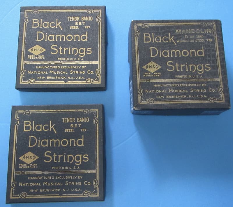 4 Black Diamond Vintage string boxes | Reverb