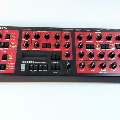 Access Virus A Desktop Digital Synthesizer 1997 - 1999 - Black / Red (Serviced / Warranty)