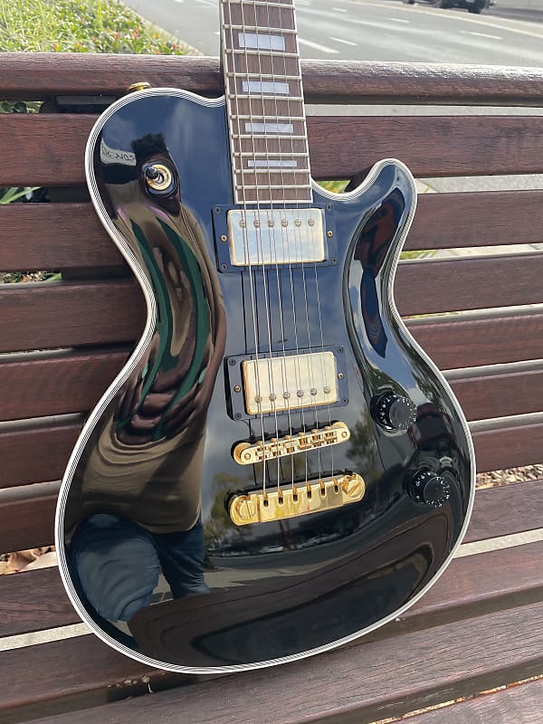 FGN FujiGen J-Standard Flame Custom - JFL-C - Black | Reverb