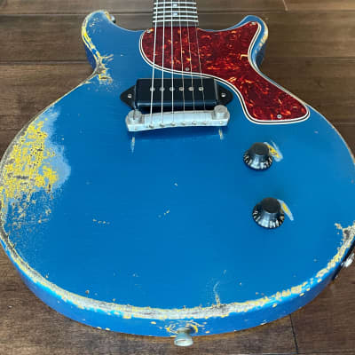 Rock N Roll Relics Thunders DC Electric Guitar Aged Lake Placid Blue 231522 image 4