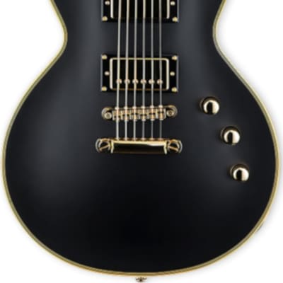 ESP LTD EC-1000 DUNCAN Electric Guitar w/ Seymour Duncan Pickups, Vintage Black image 1