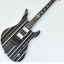Schecter Signature Synyster Custom Electric Guitar Gloss Black Silver Pin Stripes B-Stock 1960