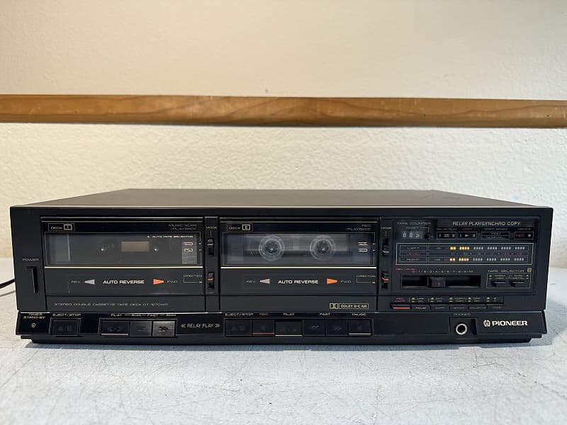 VINTAGE Pioneer 2024 CT-1270WR Stereo Double Cassette Tape Deck Player/Recorder