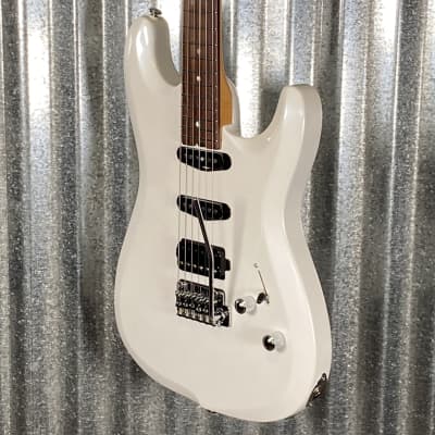 Musi Capricorn Fusion HSS Superstrat Pearl White Guitar #0185 Used image 6