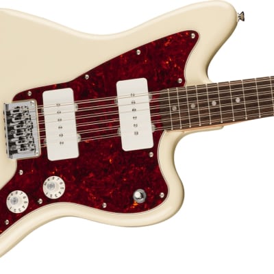 Squier - Paranormal Jazzmaster® XII - 12-String Electric Guitar - Laurel Fingerboard - Tortoiseshell Pickguard - Olympic White image 2
