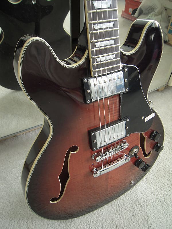 Mint! Firefly FF338 2021 Quilted Cobra Burst, Semi-Hollow Electric Guitar, 2 Humbucker Pickups! image 1