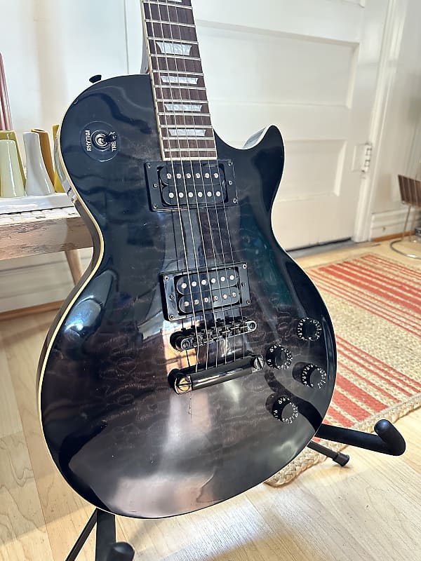 Epiphone Les Paul Standard Limited Edition 2001 Black Quilt