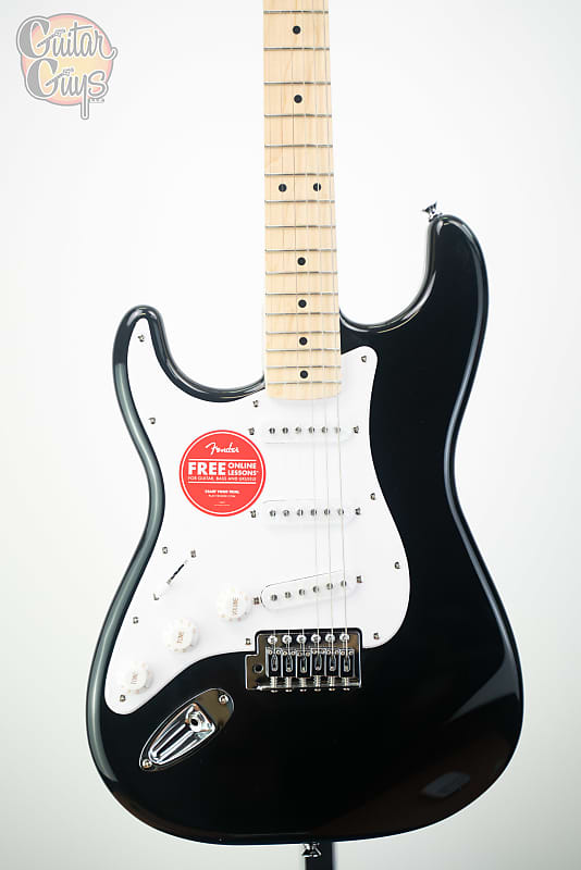 Squier Sonic Stratocaster Left Handed Black image 1