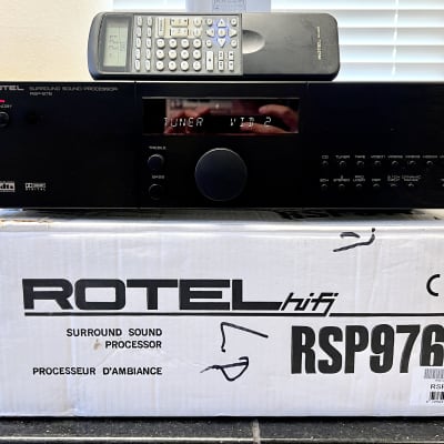 Rotel RSP-976 Preamp Surround Sound Processor w/ RR-969 Remote & Original Box imagen 1