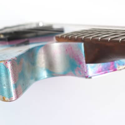 JEM Steve Vai Owned Despagni Wyld Styles MC Mini Swirl Dipped | Reverb
