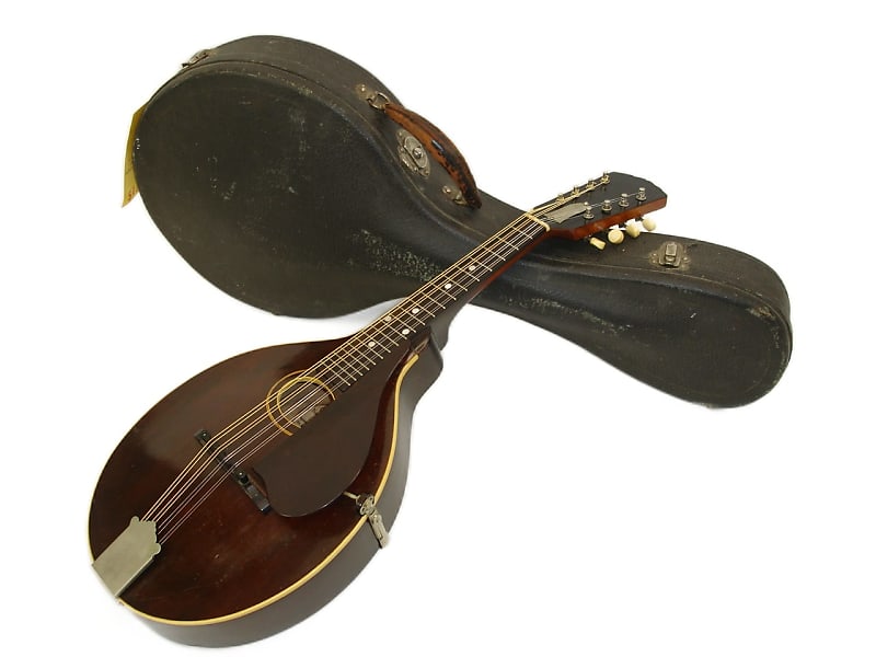 Vintage 1910's Gibson A Style Carved-Top Mandolin w/ Case image 1