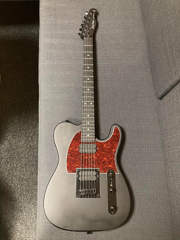 Harley Benton TE-20HH SBK 2021 Matte Black (upgraded) | Reverb