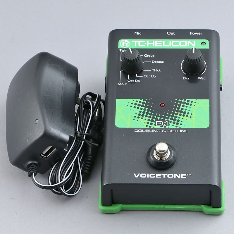 その他 TC-HELICON D1 Doubling & Detune TC Helicon VoiceTone D1 Vocal Doubling and Detune - Perfect