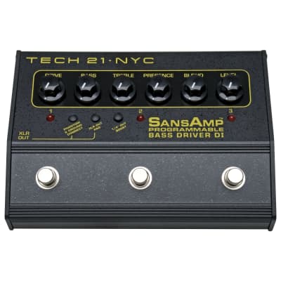 TECH21 SansAmp Bass Driver DI-LB Bass Preamp/DI Japan Limited