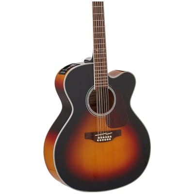 Takamine GJ72CE G Series Jumbo Cutaway 12-String Acoustic-Electric Guitar with Laurel Fingerboard (Gloss Sunburst) image 5