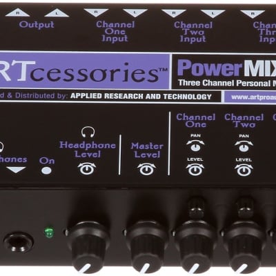 ART PowerMIX III 3-channel Stereo Line Mixer image 1