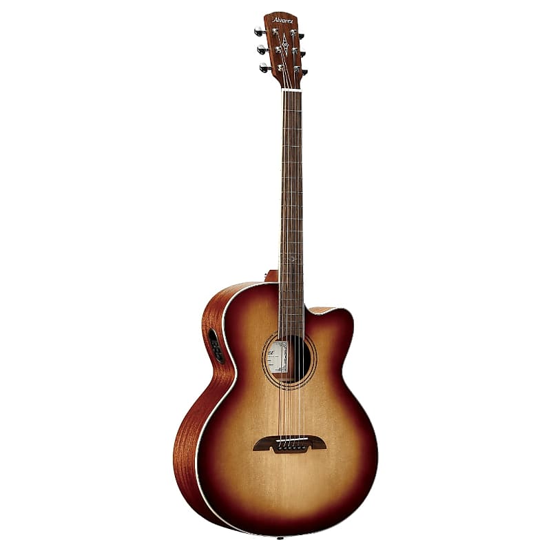 Alvarez ABT60CESHB Baritone Shadowburst Acoustic Electric Guitar w/LR Baggs image 1