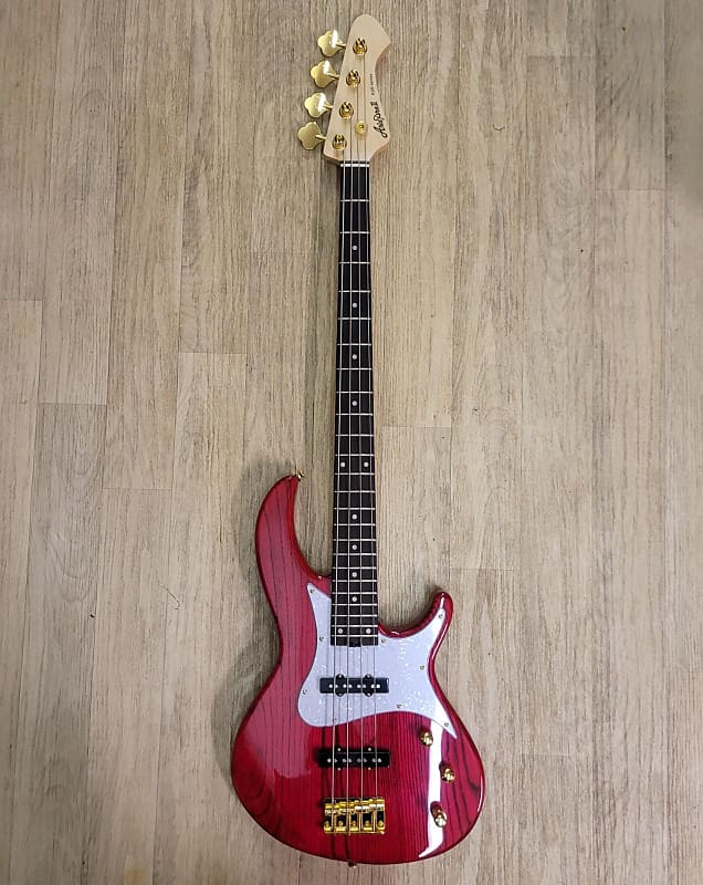 Aria RSB42AR Bass Guitar - Spk (See Through Pink) | Reverb