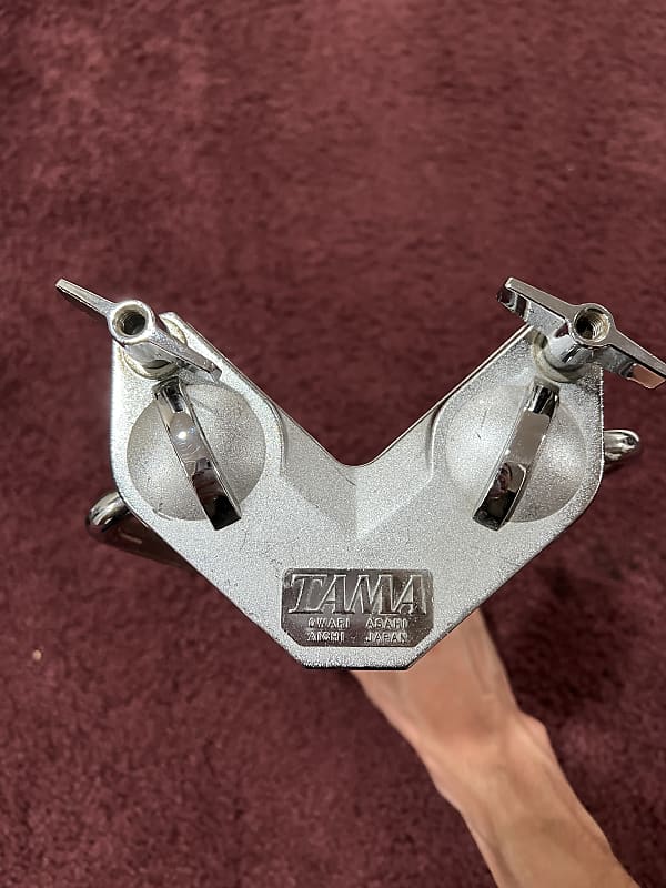 Tama Bass Drum Tom Mount 1980s Chrome Reverb