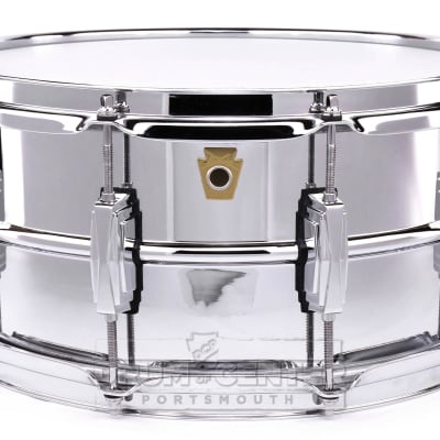 Ludwig Supraphonic Chrome Over Brass Snare Drum 14x6.5 image 2