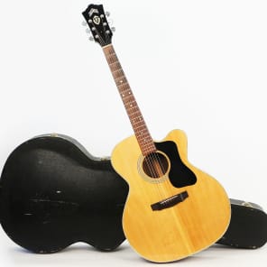 1977 Takamine F366S Jumbo Acoustic Guitar - Rare Lawsuit Era Guild Copy, Nice Example with TKL Case! imagen 2