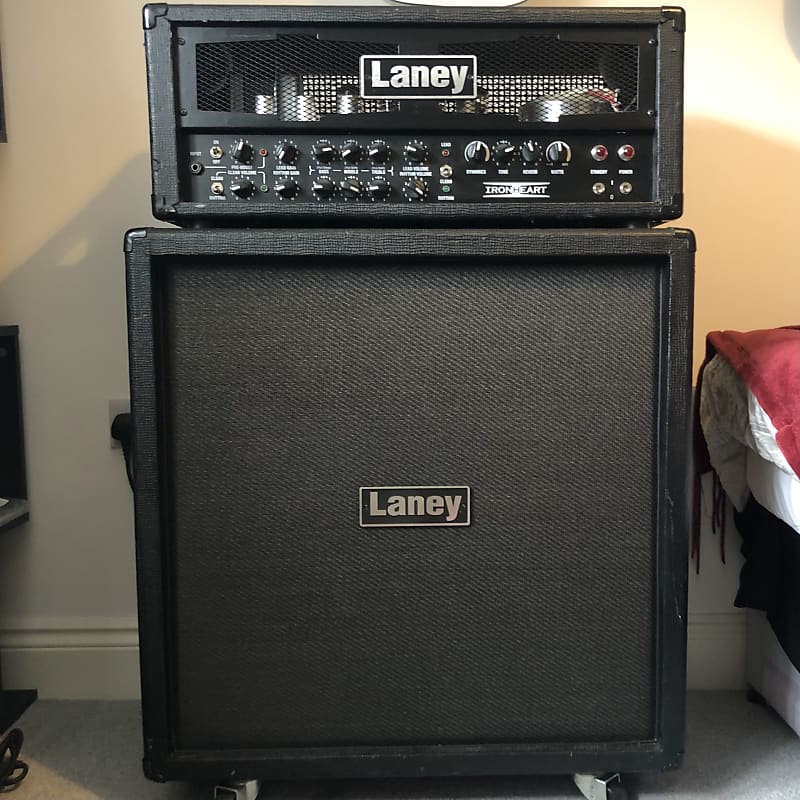 Laney IRT120H Ironheart 120-Watt Tube Amp Head & IRT412 4x12