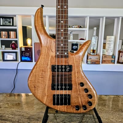 Benavente DCD 4-String: 33" Scale Monster | Flame Top, Aguilar/Ulyate Pickups, Audere Preamp for sale