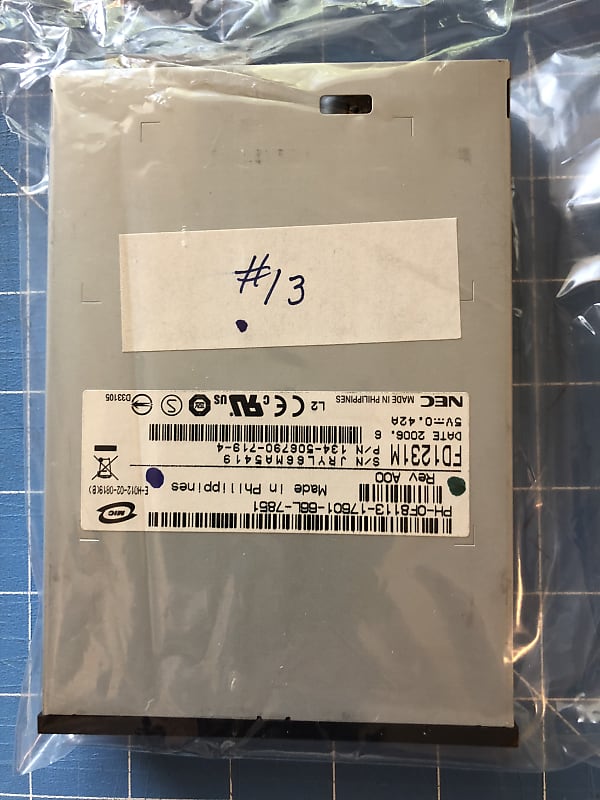 Korg N264 N364  3.5" Floppy Disk Replacement Drive #5 2000s Black Face image 1