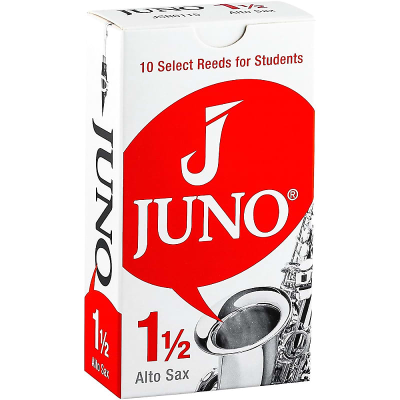 Vandoren JUNO Alto Sax Reeds, Box of 10 1.5 Reverb