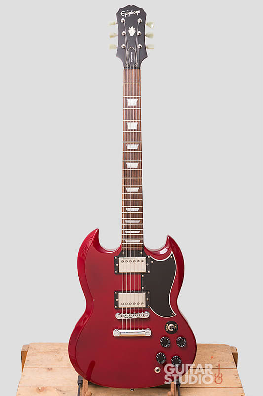 Epiphone SG Czech G-400 1990s Cherry | Reverb