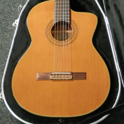 Takamine CD132SC Classical Cutaway Acoustic Electric Guitar with case used Made in Japan image 3