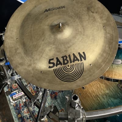 David Garibaldi's Tower of Power, Sabian 18" AA China Sizzle Cymbal, 6 Rivets 1486g 1990's image 3
