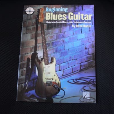 Hal Leonard Beginning Blues Guitar Book w/CD HL00695916 (used)(Consignment) image 1