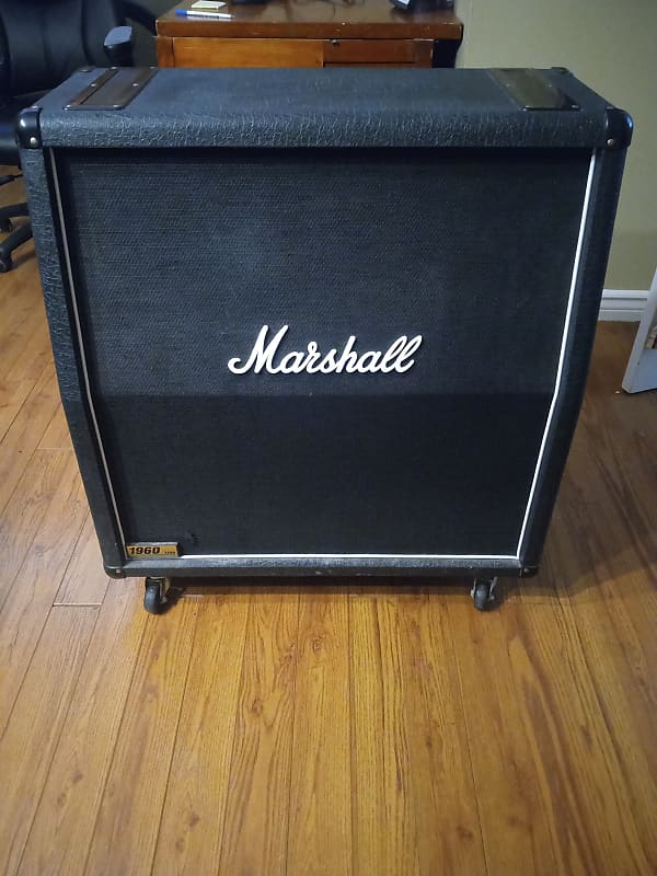 Marshall 1960A Lead 300-Watt 4x12" Angled Guitar Speaker Cabinet 1998 - Present - Black image 1