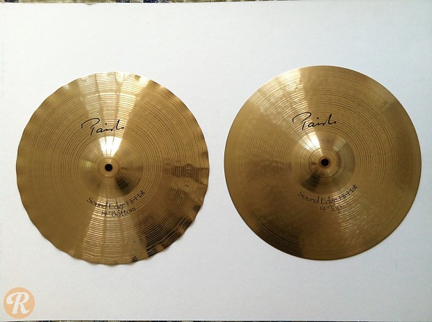 Paiste 14" Signature Precision Heavy Hi-Hat Cymbals (Pair) image 1
